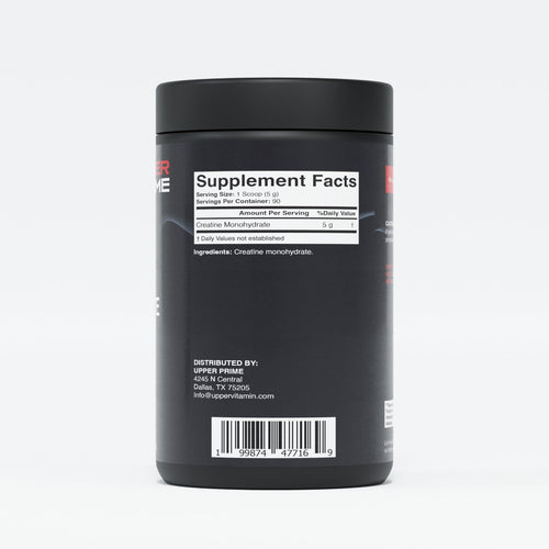 Upper Prime Creatine Monohydrate - Supplement Facts